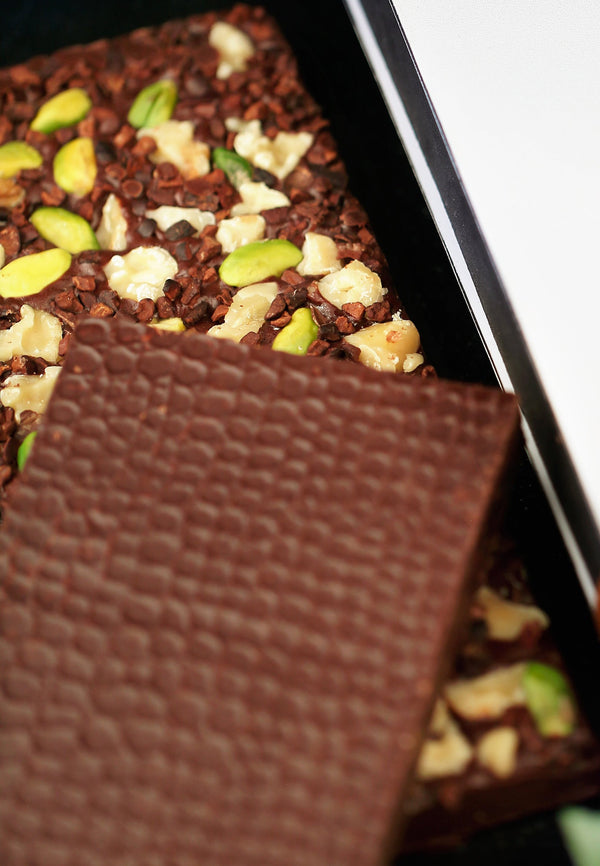 Dark Chocolate of Pistachios and Premium Nuts